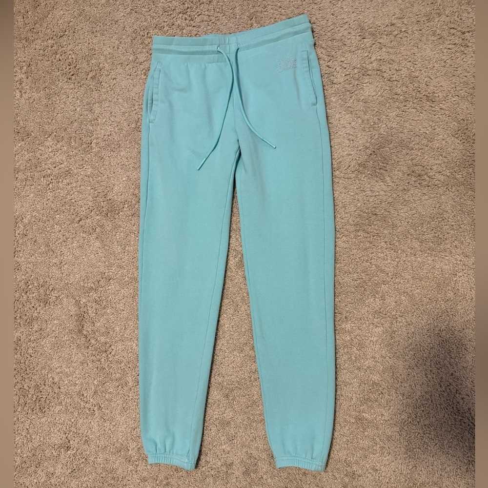 UGG DANIELLA SWEATPANTS BABY BLUE SIZE XS COMFY POCKETS DRAWSTRING